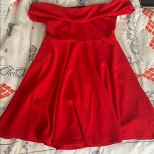 New with tags! missguided strapless red dress